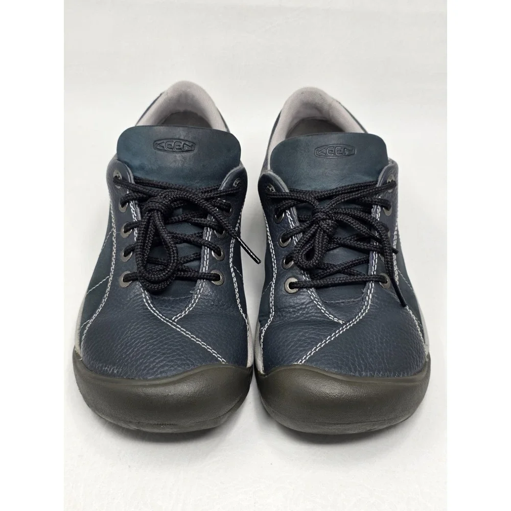 KEEN Targhee II Low Womens Waterproof Hiking Shoes Grey Teal 1017120 Size 8 W